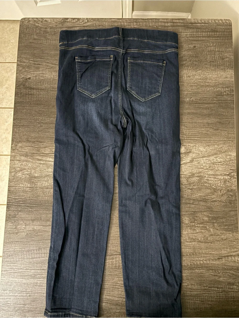 Liverpool Dark Indigo Pull-On Jeggings-Size 12